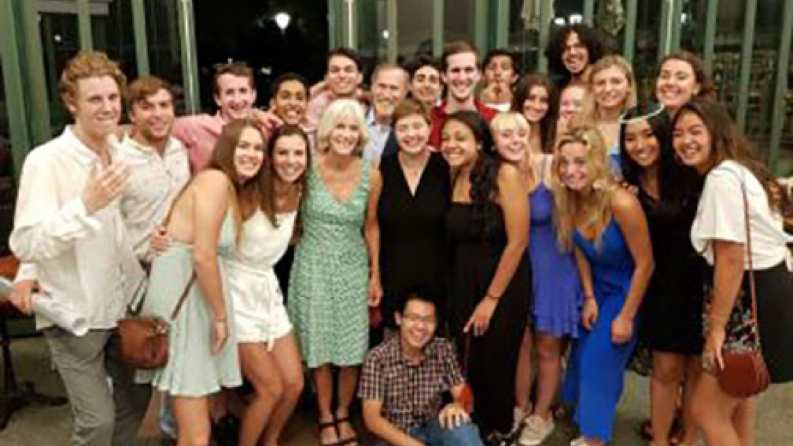 Duke in Geneva students
