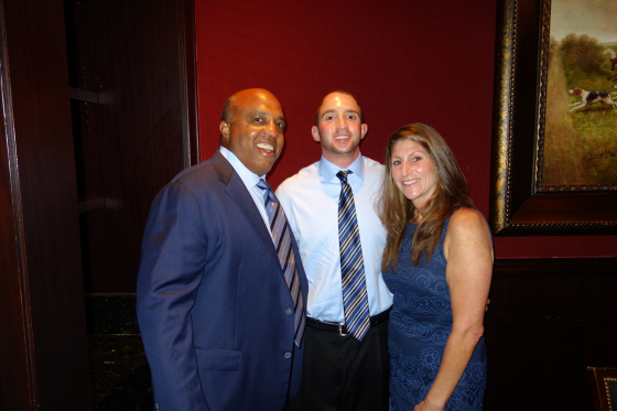Bryan with his parents